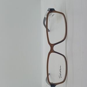 NWT UNISEX SEEN EYEGLASS FRAMES BROWN